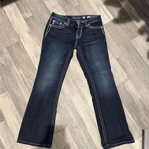 Miss Me Dark Blue Flare Jeans